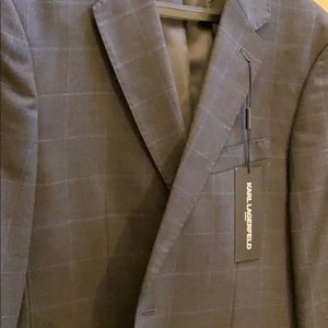 Karl Lagerfeld plaid blazer 40S